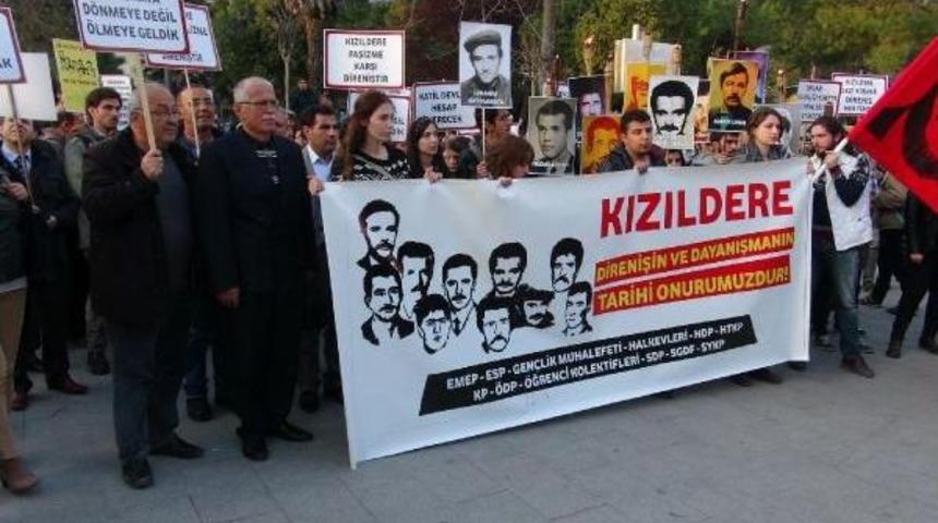 (Yeniden)... Kızıldere'de Yaşamını Yitirenler İzmit'te Anıldı