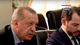 Cumhurbaşkanı Erdoğan konuşurken damadı Bakan Albayrak uyudu