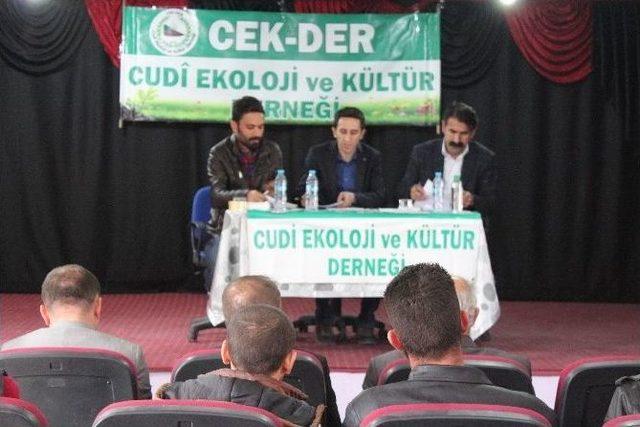 Cudi Ekoloji Ve Kültür Derneği’nden Değerlendirme Toplantısı