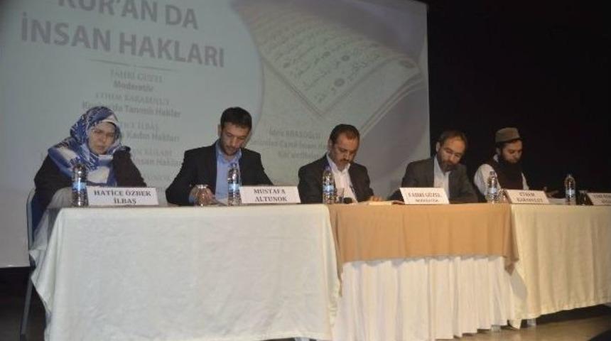 &ldquo;kuran&rsquo;da İnsan Hakları&rdquo; Paneli