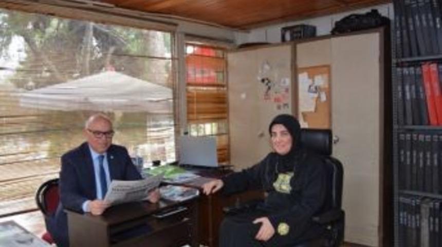 S&uuml;leymanpaşa Belediye Başkanı Eşkinat, Yeni İnan Gazetesi&rsquo;ni Ziyaret Etti