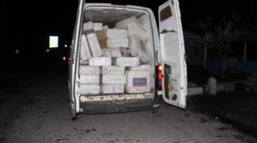 Hakkari&rsquo;de Ka&ccedil;ak Sigara Operasyonu