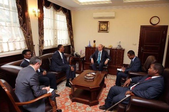 Başbakan Yardımcısı Kurtulmuş, Somali Başbakan Yardımcısı Mohamed Omer Arteh Ghalib İle Görüştü
