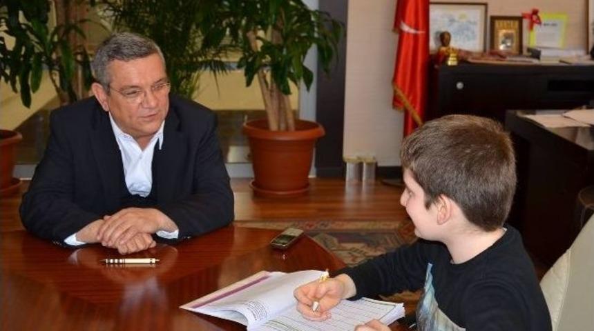 &Ouml;ğrenciler Sordu, Başkan Kayalı Cevapladı