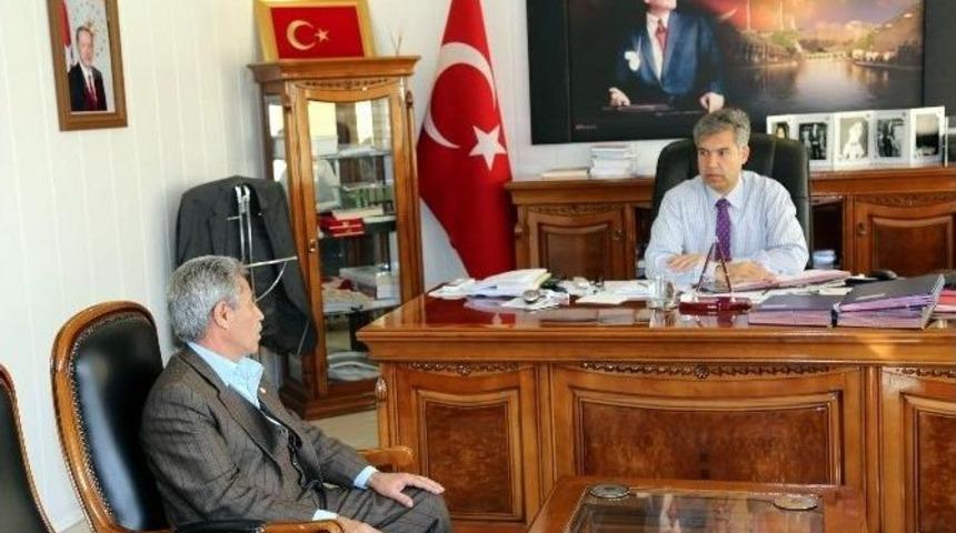 Siverek Gıda Odası Başkanı Kaymakamı Ziyaret Etti