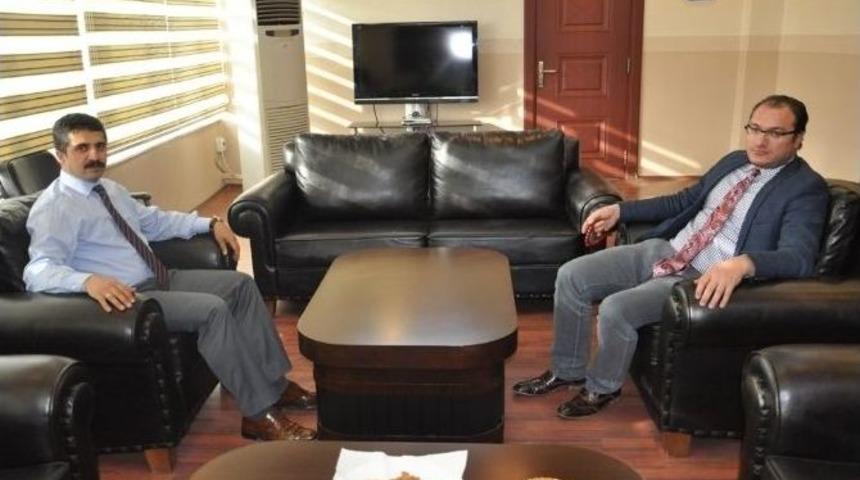 Cizre Kaymakamı Horasanlı&rsquo;dan Kaymakam Arıkan&rsquo;a Veda Ziyareti