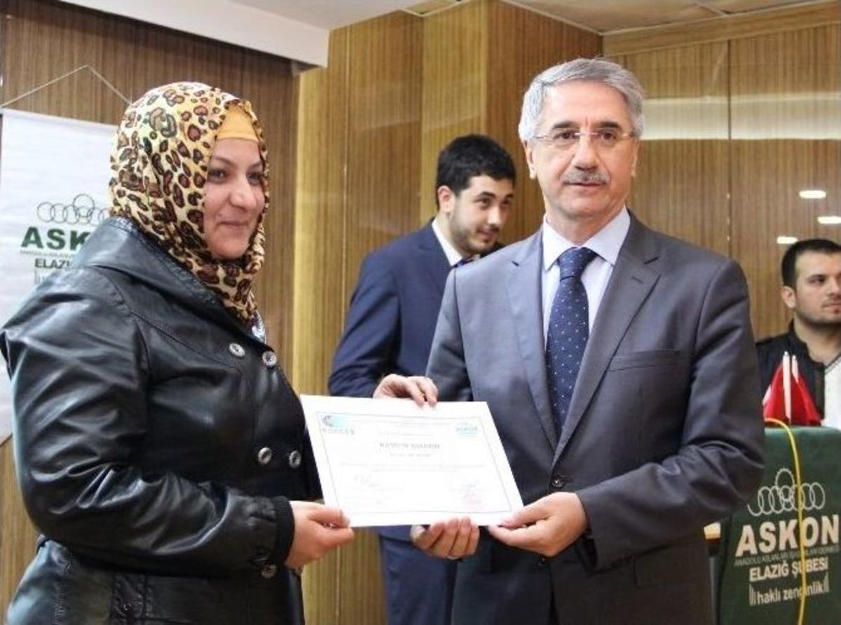 Elazığ&rsquo;da 30 Yeni Girişimciye Sertifikaları Verildi