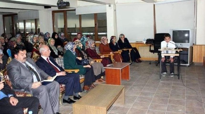 K&uuml;tahya&rsquo;da &rsquo;kur&rsquo;an-ı Kerim&rsquo;i Y&uuml;z&uuml;nden G&uuml;zel Okuma&rsquo; Yarışması