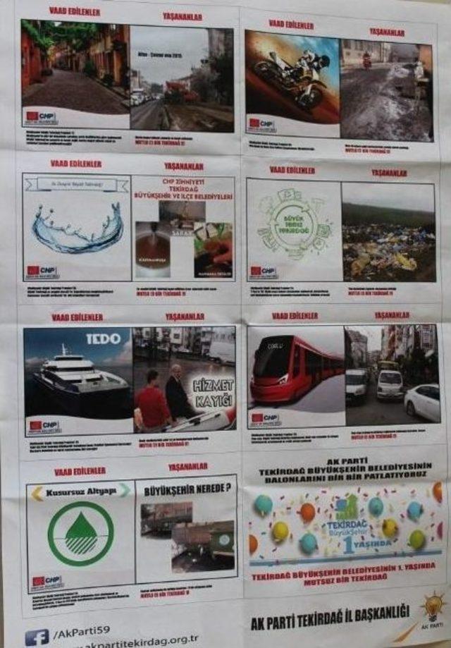 Ak Parti Tekirdağ İl Başkanlığından Balonlu Protesto 2