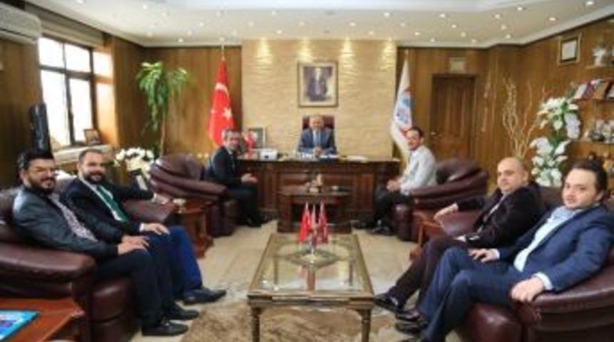 Cafe Ve Restaurantlar Birliği&rsquo;nin Melikgazi Belediye Ziyareti