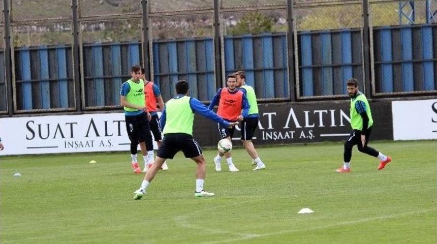 Kayseri Erciyesspor, Bursaspor Ma&ccedil;ı Hazırlıklarını S&uuml;rd&uuml;rd&uuml;