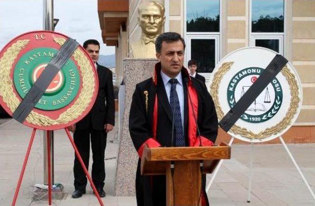 Kastamonu Adliyesi'nde, Şehit Savcı Için Tören