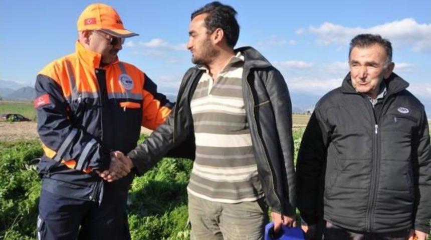 Menderes Taştı, Mahsur Kalan &Ccedil;oban Kurtarıldı