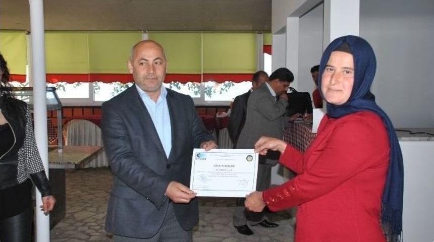 Demre&rsquo;de Kosgeb Sertifikaları Verildi