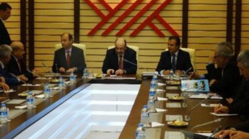 Iuc Başkanı Ve Irak &Uuml;niversite Rekt&ouml;rlerinden Y&ouml;k Başkanı Sara&ccedil;&rsquo;a Ziyaret