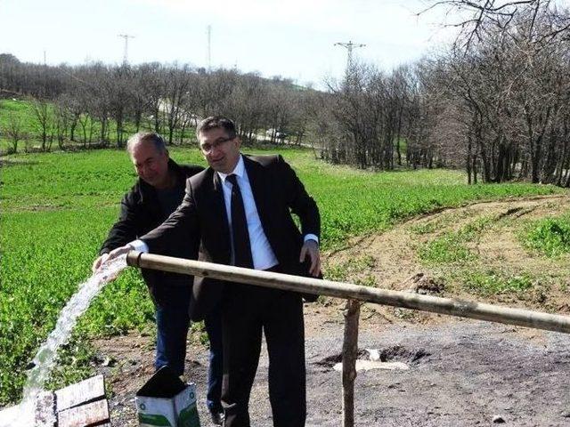 Çan’da Çıkan Suyu Kaymakam Kakillioğlu İnceledi