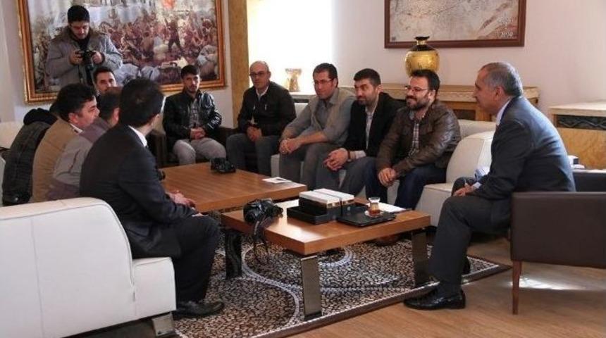 Mardinli Gazetecilerden Vali Ko&ccedil;ak&rsquo;a Ziyaret