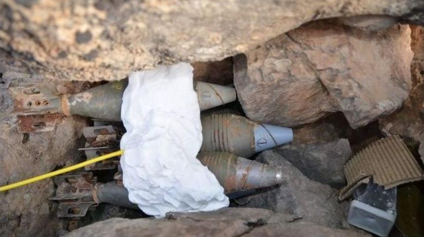 Siirt&rsquo;te Kullanıma Hazır Havan Mermisi Bulundu