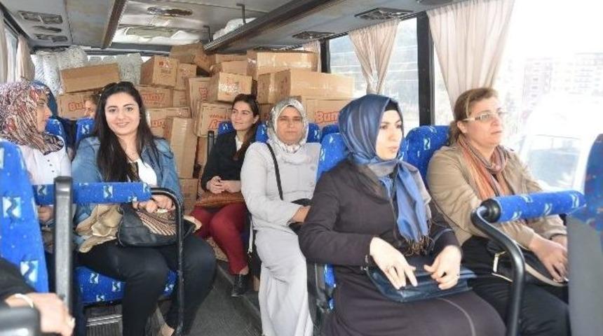 Ak Parti Kadın Kolları Suriyeli Kadınları Unutmadı