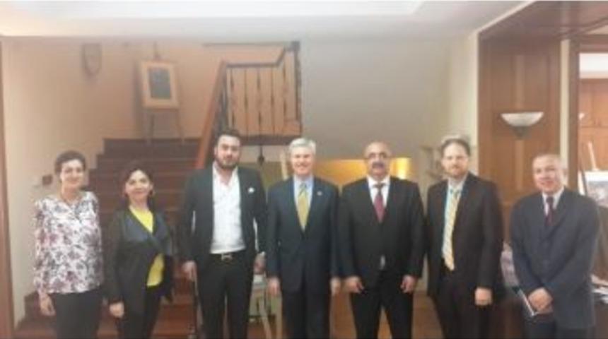 Abd Başkonsolosu Charles Hunter &Ccedil;tso&rsquo;yu Ziyaret Etti