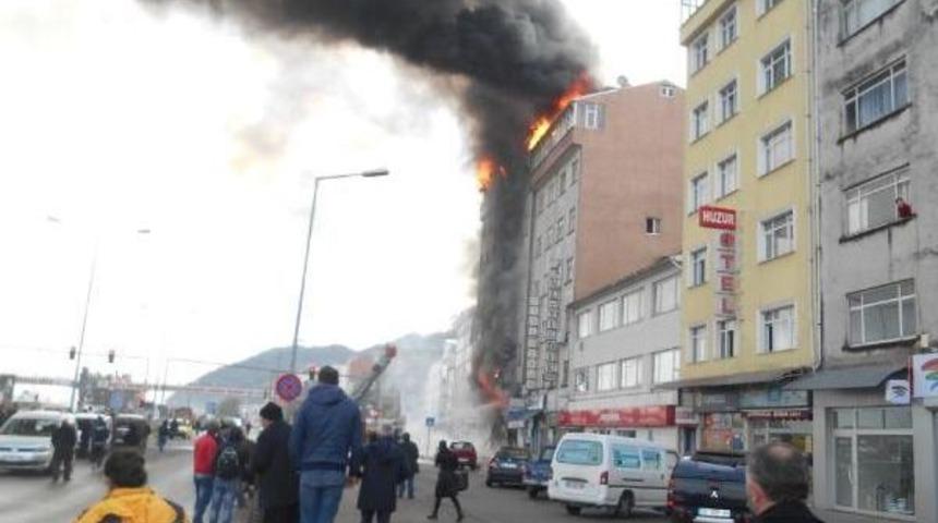 Hopa&rsquo;Da Toma Yangın S&ouml;nd&uuml;rd&uuml;