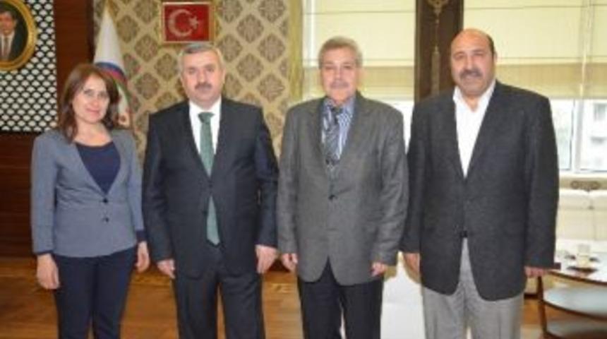 Başkan Baran Halk Eğitim Yetkililerini Ağırladı