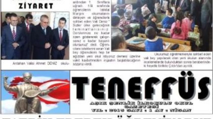 Teneff&uuml;s İlk Sayısını &Ccedil;ıkardı