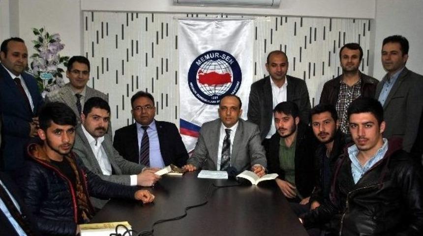 Aydın Gen&ccedil; Memur-sen Karanlığa Karşı Bir Mum Yaktı