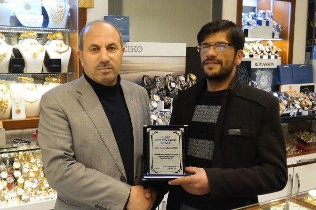 Muhtardan Kaymakama Plaket 1