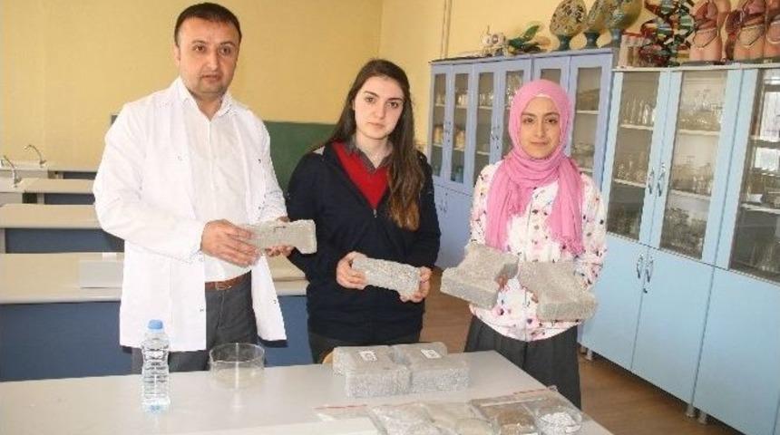 Yozgat Anadolu Lisesi &Ouml;ğrenciler K&ouml;m&uuml;r K&uuml;l&uuml;nden Parke &Uuml;retti