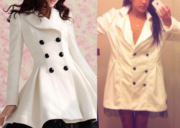 Beğendiği ceket böyle gelince, neye uğradığını şaşırdı