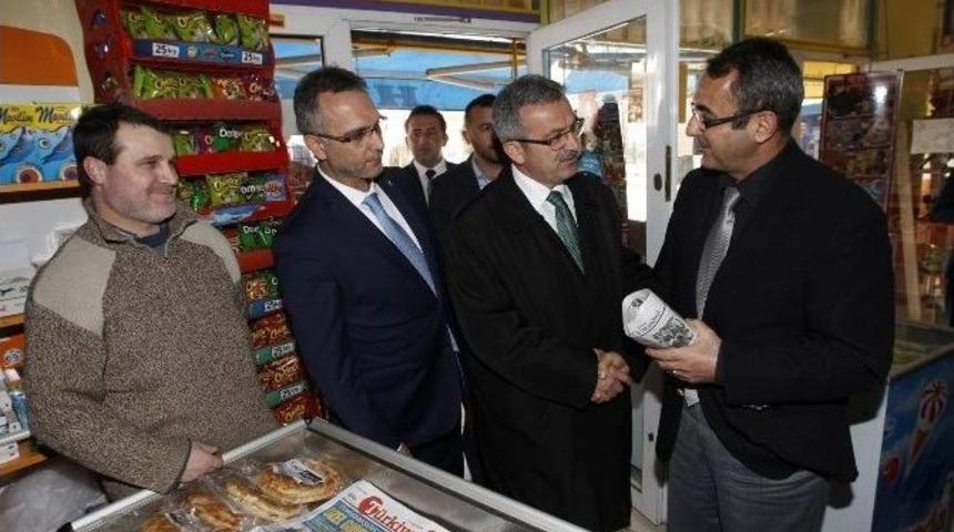 Başkan K&ouml;şker Esnaf Turunda