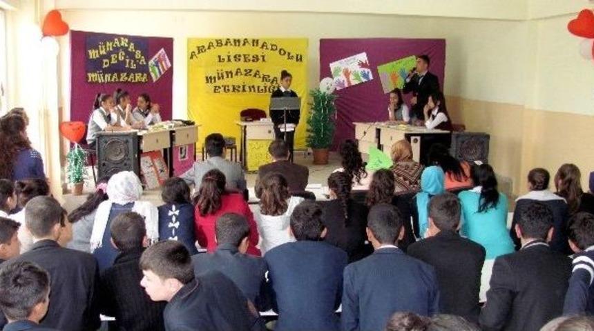 Araban Anadolu Lisesinde M&uuml;nazara Etkinliği