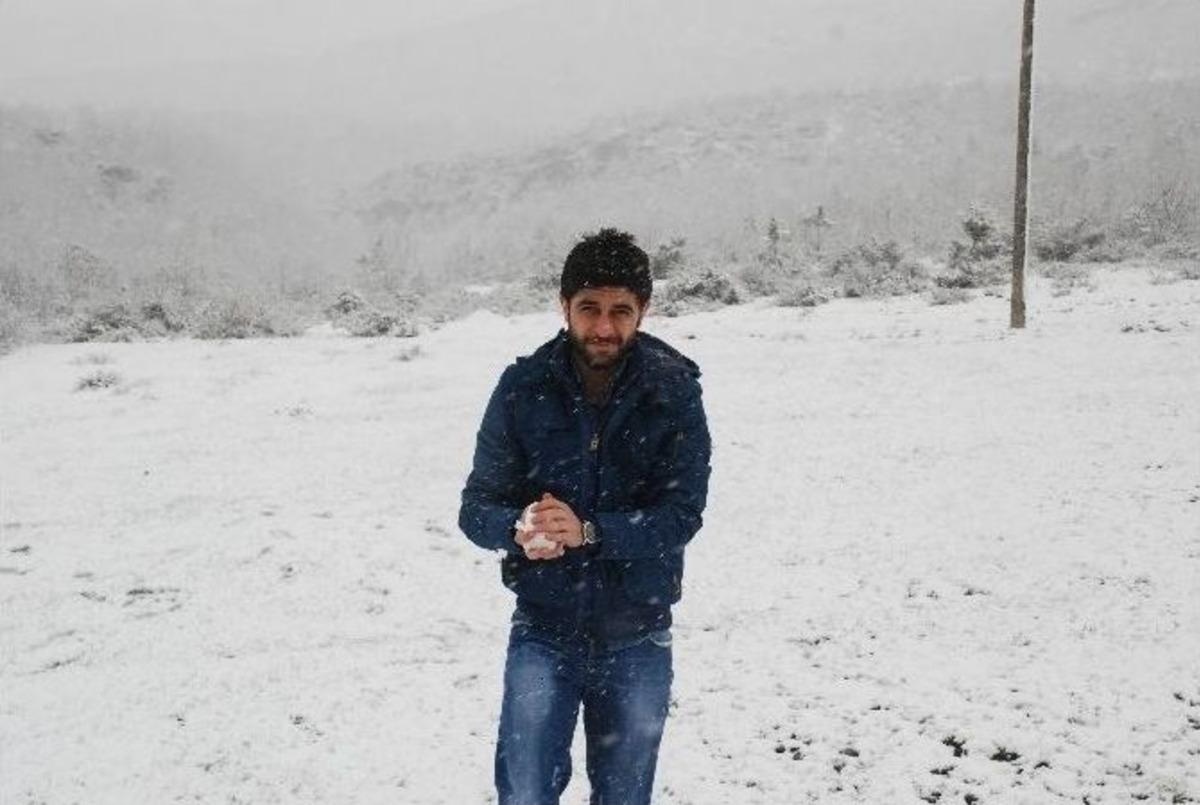 Tokat&rsquo;ta Nisan Ayında Kar Yağışı