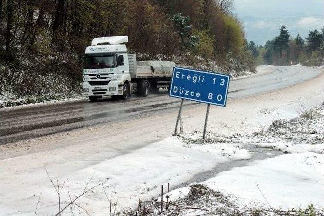 Zonguldak’ta Kar Yağışı