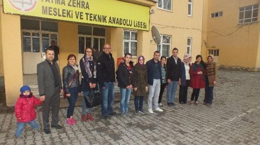 Fatma Zehra Mesleki Ve Teknik Anadolu Lisesi &Ouml;ğrencileri Estonya Yolcusu