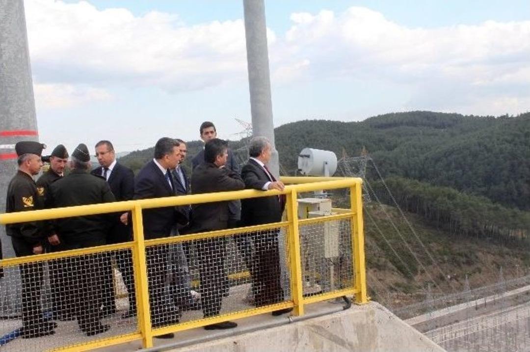 Adana Valisi B&uuml;y&uuml;k, Sanibey Barajı&rsquo;nda