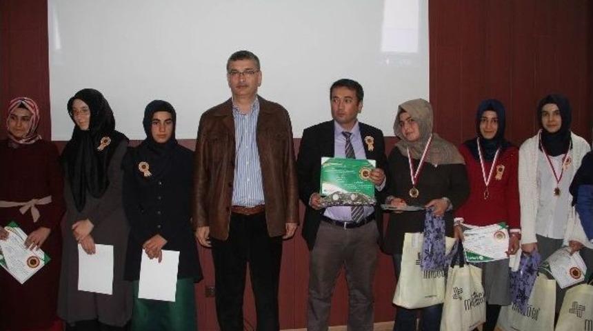 G&uuml;ven&ccedil;, 6. Uluslararası Arap&ccedil;a Yarışmasında Dereceye Girenlere &Ouml;d&uuml;l Verdi
