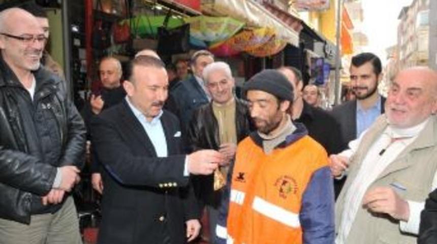 Başkan Doğan&rsquo;dan Bir İş&ccedil;iye Daha Altın