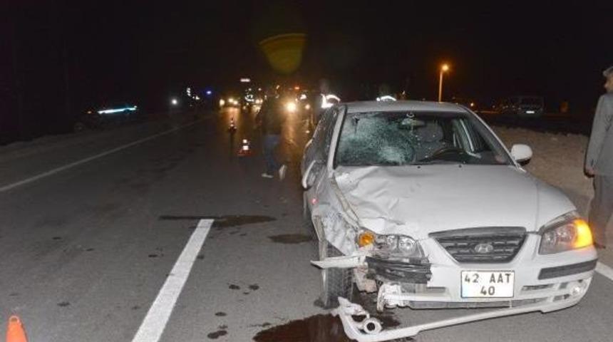 Konya'da Trafik Kazası: 2 &Ouml;l&uuml;