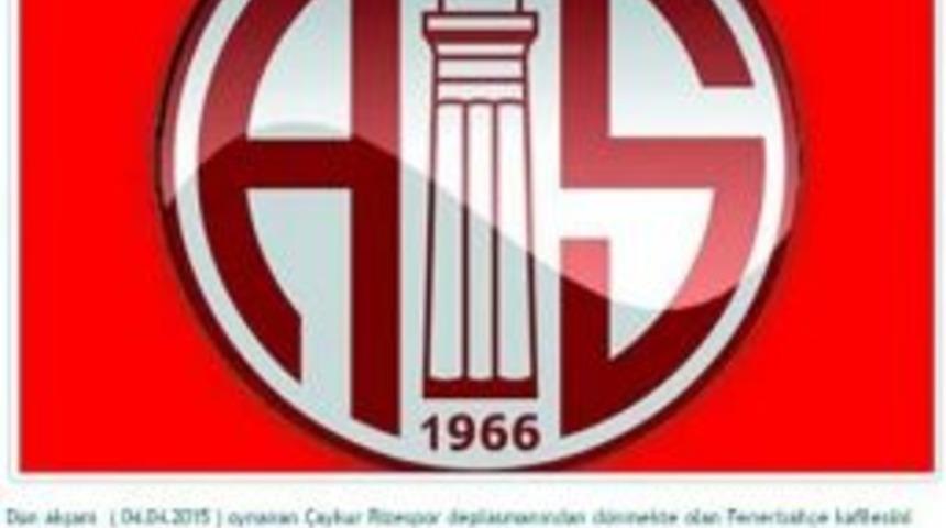 Fenerbahçe'ye Saldırıya Antalyaspor'dan Kınama