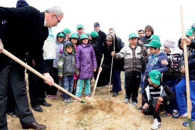 Meram’da 2 Bin Fidan Toprakla Buluşturuldu