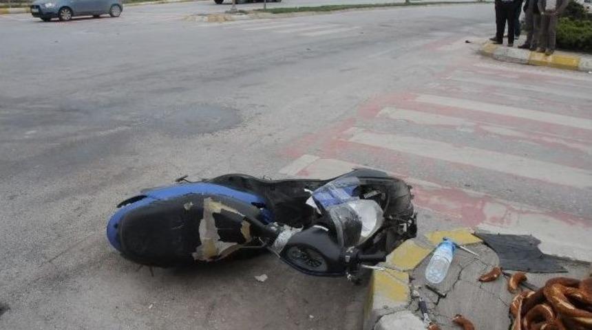 Işık İhlali Kazaya Neden Oldu: 1 Yaralı