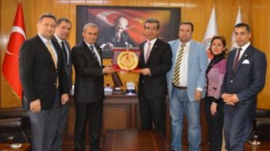 Anadolu Basın Birliği Y&ouml;neticileri Başsavcı Alper&rsquo;i Ziyaret Etti