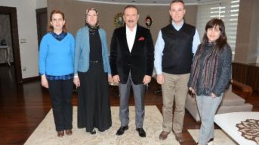 Ticaret Lisesi Mezunlarından Başkan Doğan&rsquo;a Ziyaret