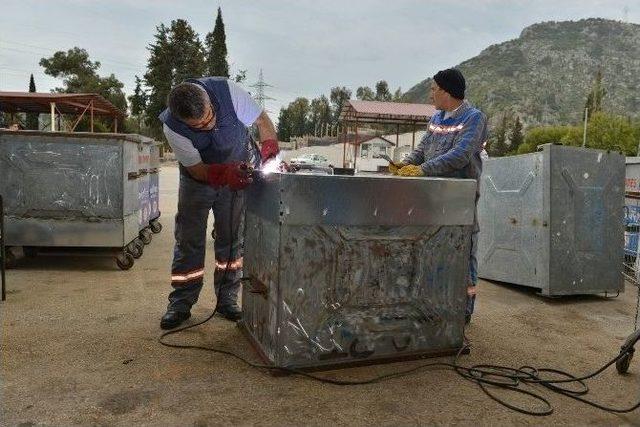 Konyaaltı’nda “yer Altı Çöp Konteyneri Projesi” Devam Ediyor