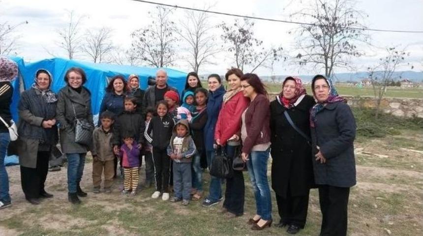 Ak Parti Sandıklı İl&ccedil;e Teşkilatından Yardım Ve Ge&ccedil;miş Olsun Ziyaret