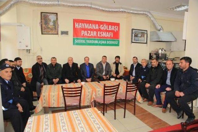 G&ouml;lbaşı nda Başkan Ve Esnaftan Pazara Dualı A&ccedil;ılış 3