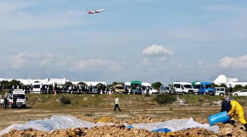 Antalya Havalimanı'nda Tatbikat