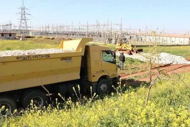 Akpınar Mahallesi&rsquo;nde Stabilize Yol Yapım &Ccedil;alışması Başlatıldı 2